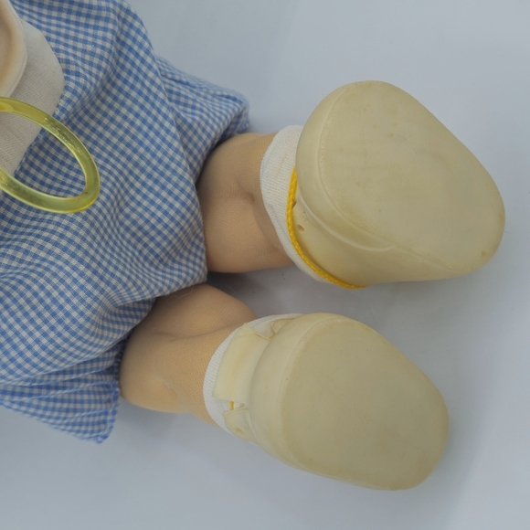 Vintage 1985 Cabbage Patch Kids Preemie Boy Blonde Hair Brown Eyes Baby Doll - Picture 3 of 16